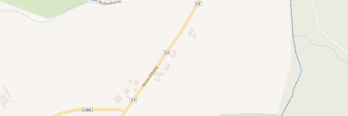 Plan du 8445 Aincy à Beyrie-sur-Joyeuse