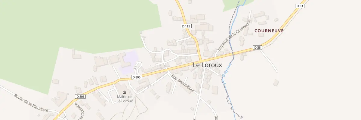 Plan du 8 Rue des Portes de Bretagne au Loroux
