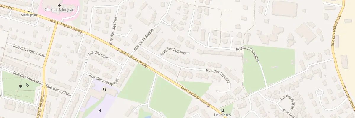 Plan du 107 Rue des Troènes à Saint-Lô