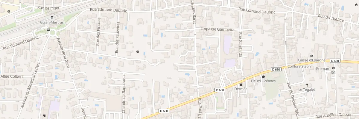 Plan du 23 Rue Jules Barat à Gujan-Mestras