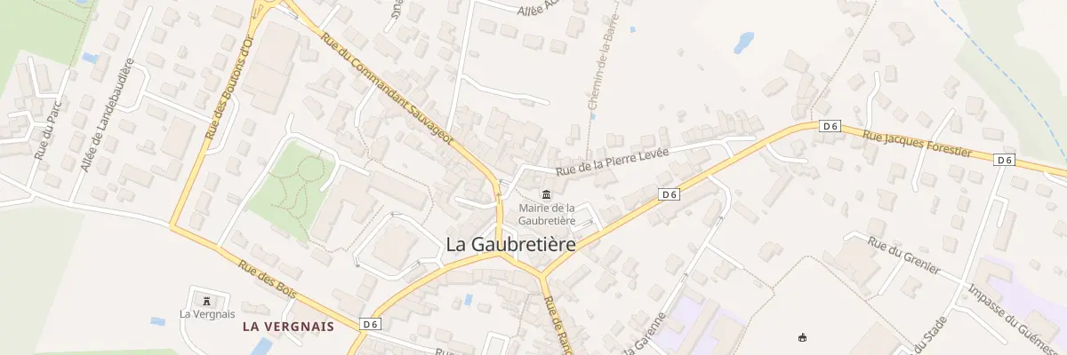 Plan du 6 Rue de la pierre levée à La Gaubretière