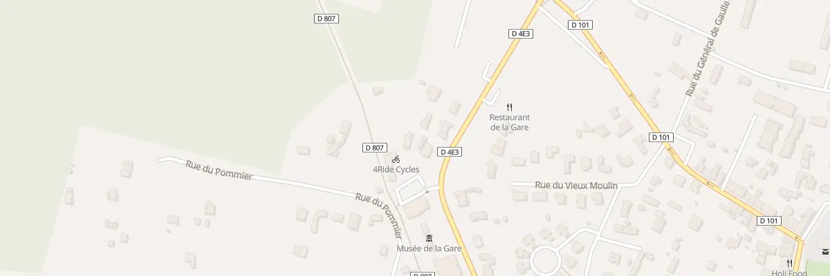 Plan du 6 Rue de la Gare à Hourtin