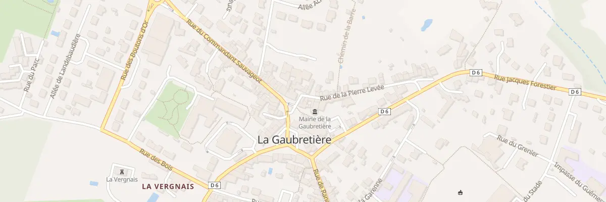 Plan du 2 Rue de la pierre levée à La Gaubretière
