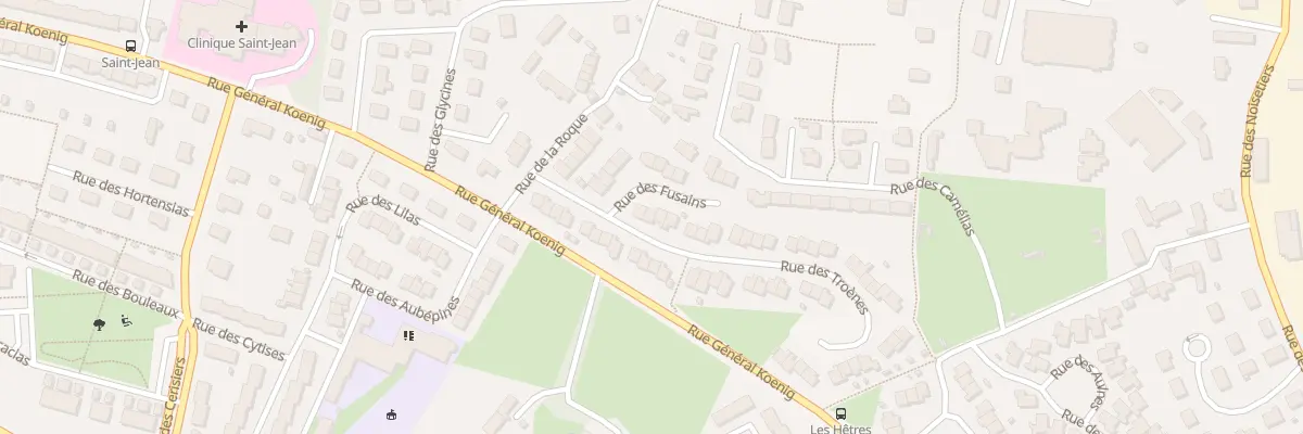 Plan du 89 Rue des Troènes à Saint-Lô