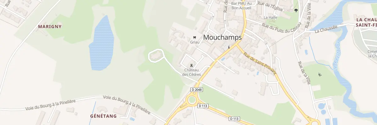 Plan du 5809 Rue du Commandant Guilbaud à Mouchamps