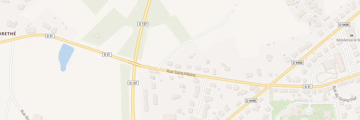Plan du 14 Rue saint-hilaire à Chantonnay