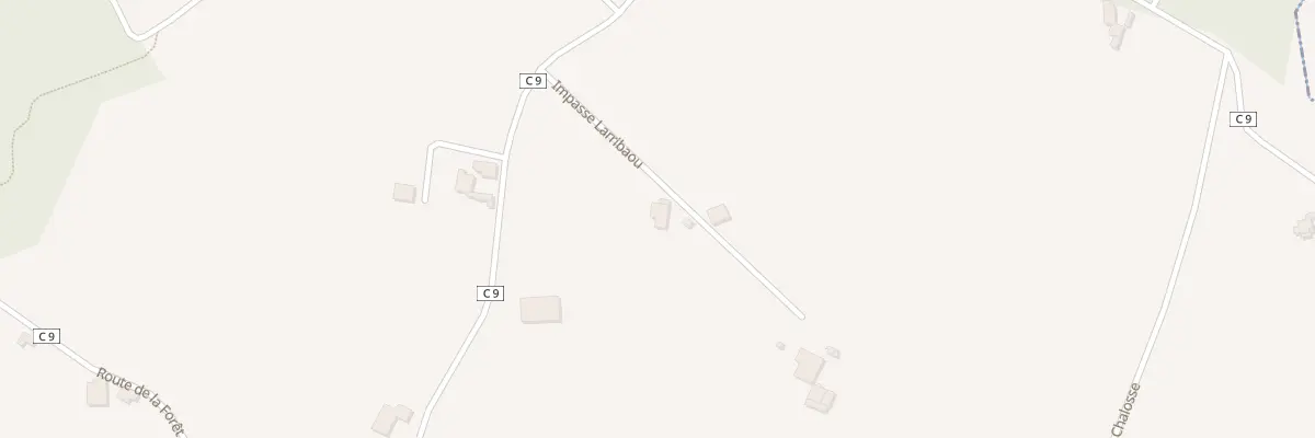 Plan du 144 Imp Laribaou à Cauneille