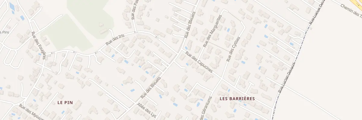 Plan du 27 Rue des Bleuets à Saint-Palais-sur-Mer
