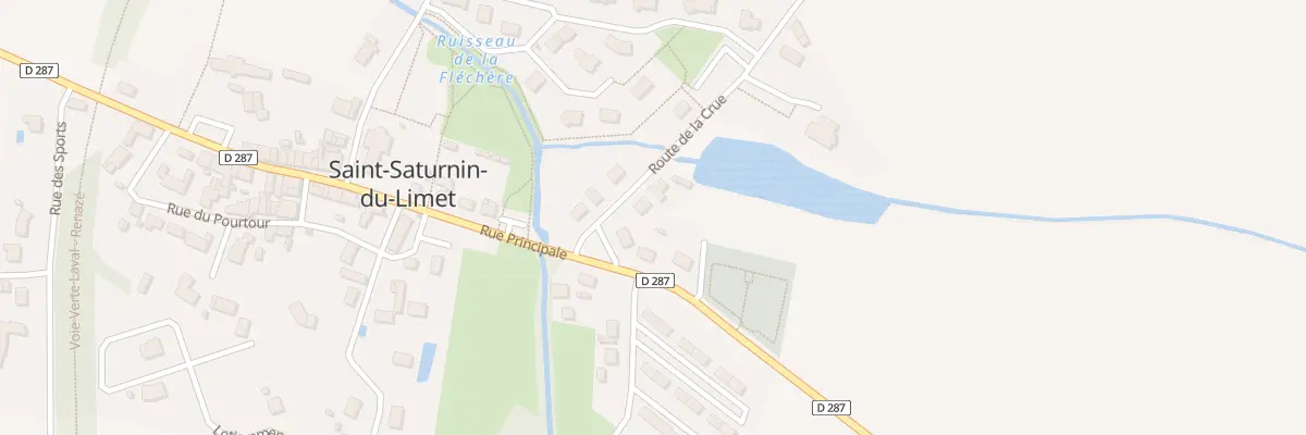 Plan du 4 Rte de la Crue à Saint-Saturnin-du-Limet