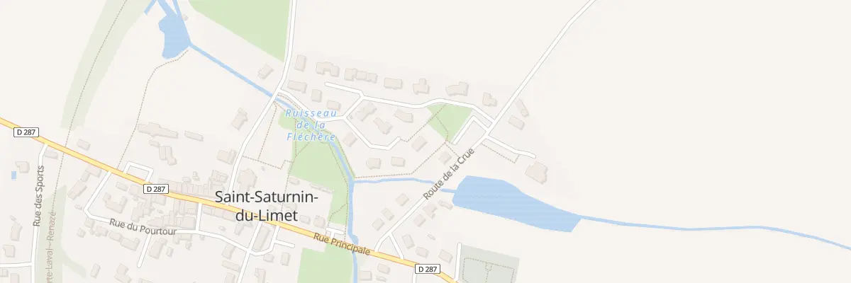Plan du 14 Lot de la Thebaudiere à Saint-Saturnin-du-Limet