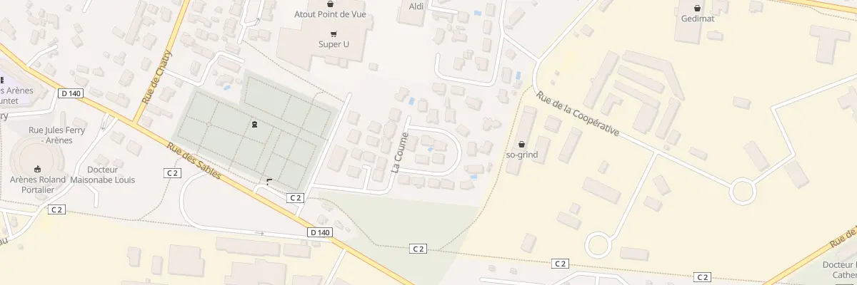 Plan du 251 Rue du Tuc du Moulin à Parentis-en-Born