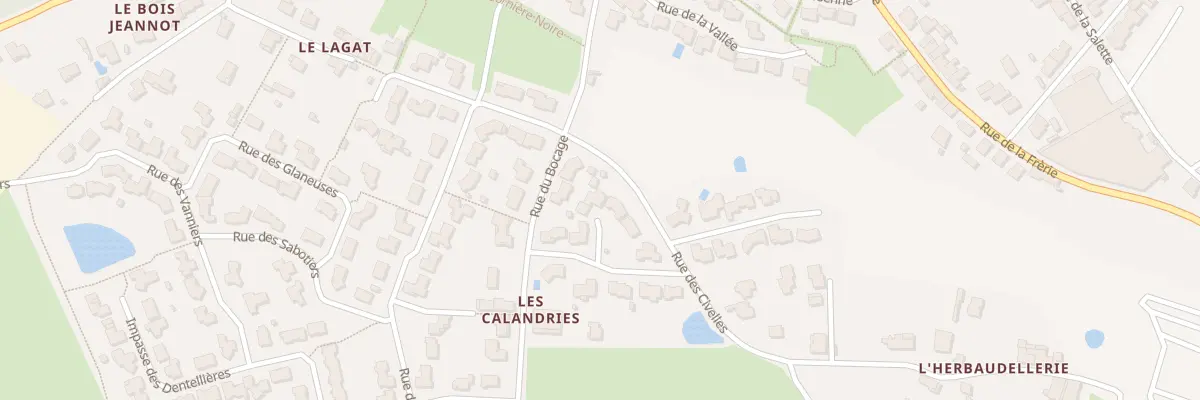 Plan du 6 Rue des brochets à La Gaubretière