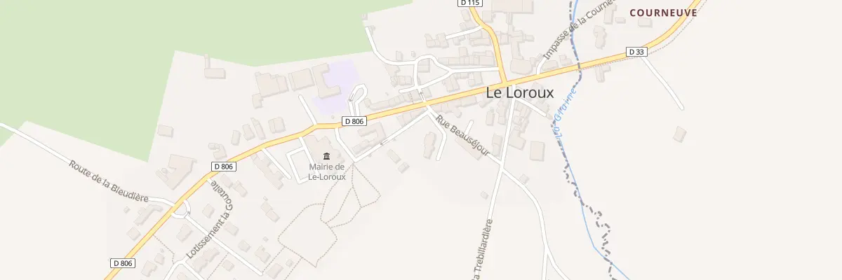 Plan du 1 Rue des Loisirs au Loroux
