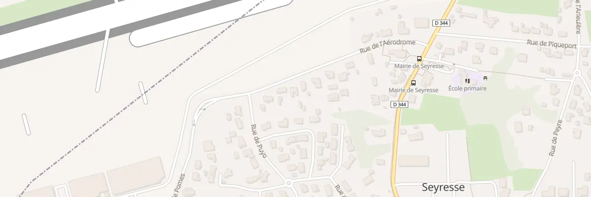 Plan du 15 Rue de l’Aérodrome à Seyresse