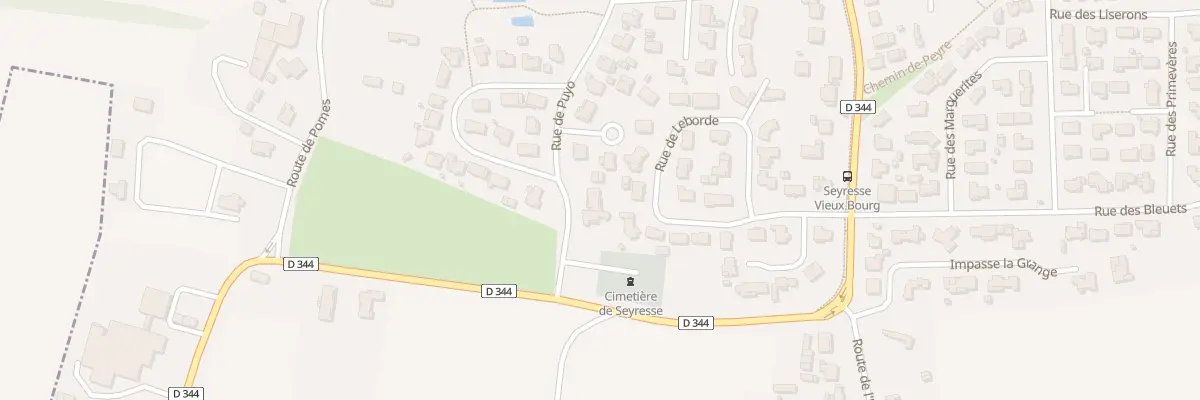Plan du 23 Rue de Puyo à Seyresse