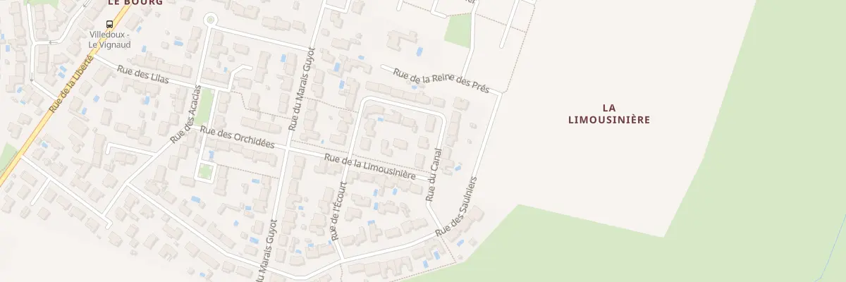 Plan du 3 Rue du Canal à Villedoux