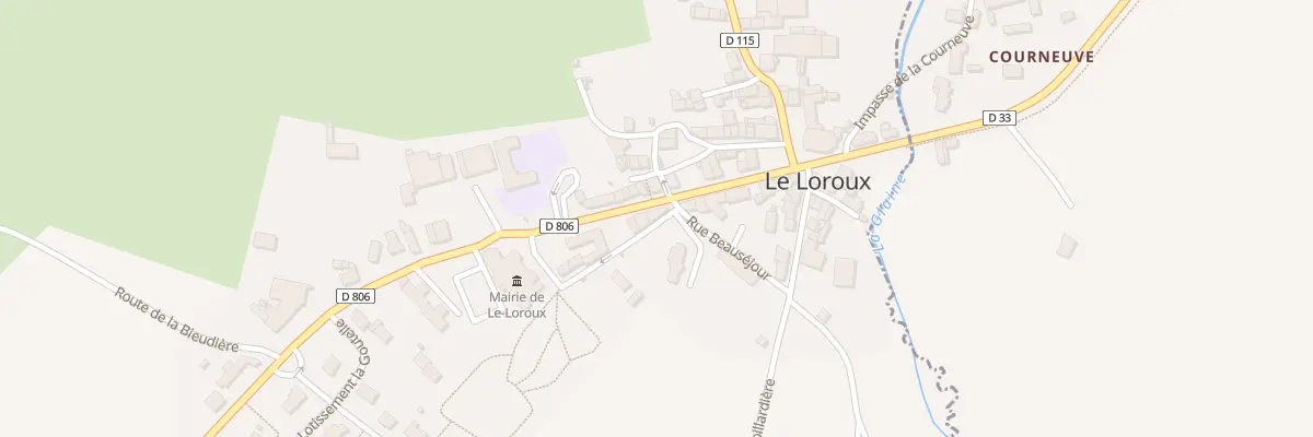 Plan du 19 Rue des Portes de Bretagne au Loroux