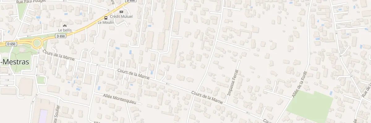 Plan du 34 Rue Paul Bataille à Gujan-Mestras