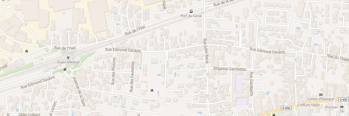 Plan du 60B Rue Edmond Daubric à Gujan-Mestras