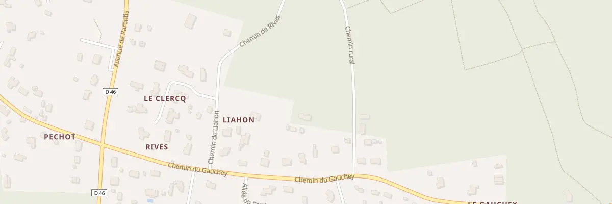 Plan du 343 Che du Gauchey à Sanguinet