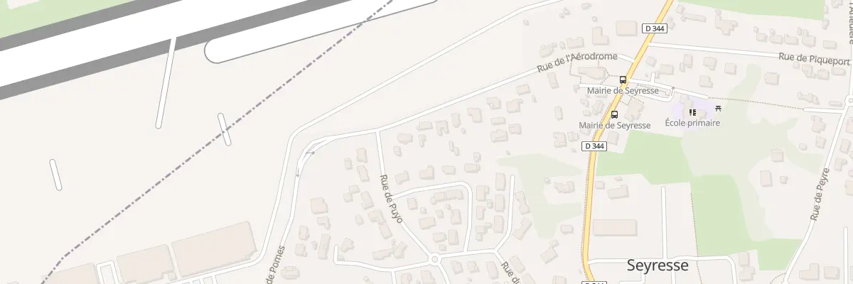 Plan du 17 Rue de l’Aérodrome à Seyresse