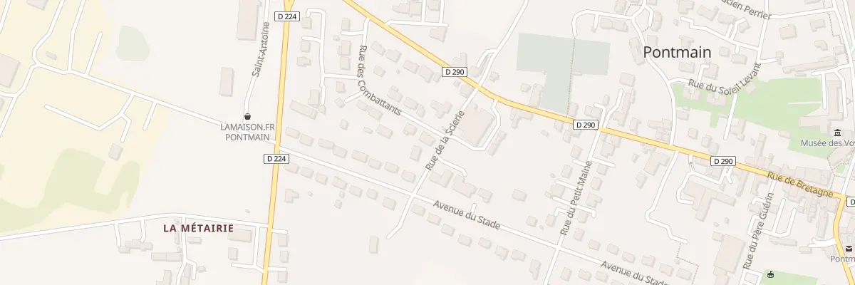 Plan du 3 Rue de la Scierie à Pontmain