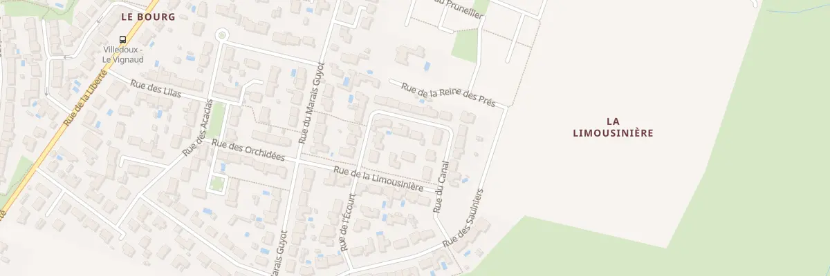 Plan du 10 Rue des Etiers à Villedoux