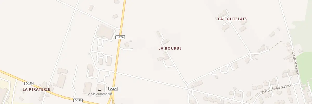 Plan du 123 La Bourbe à Pontmain