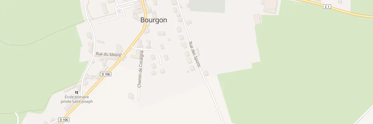 Plan du 18 Rue des Sports à Bourgon