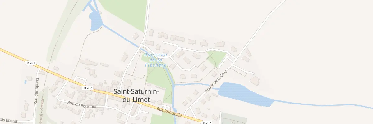 Plan du 20 Lot de la Thebaudiere à Saint-Saturnin-du-Limet
