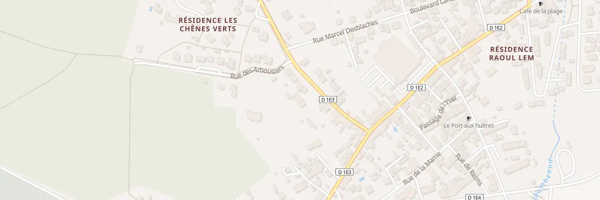 Plan du 1032 Rue Edouard Costes au Verdon-sur-Mer
