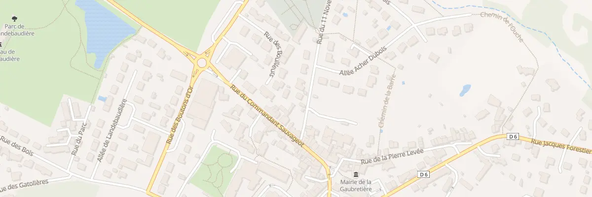 Plan du 1 Rue du onze novembre à La Gaubretière