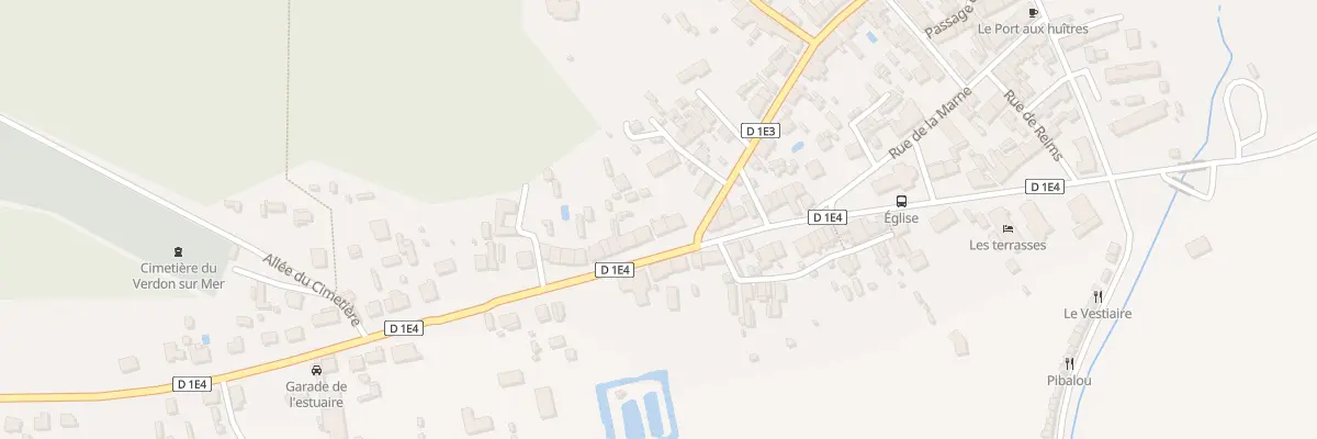 Plan du 39 Crs de la Republique au Verdon-sur-Mer