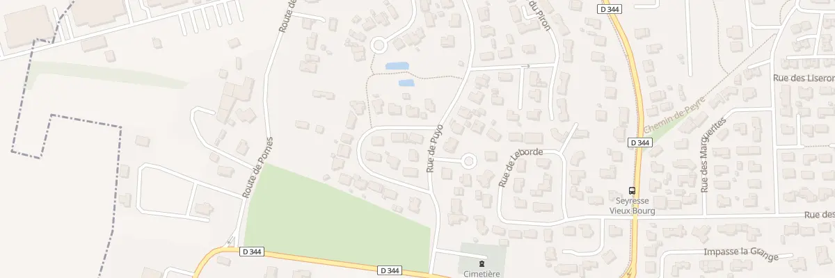 Plan du 1 Rue des Gazelles à Seyresse