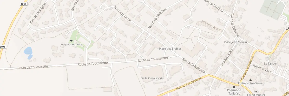 Plan du 3 Rue du Paradis (Le Longeron) à Sèvremoine