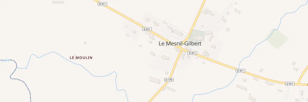 Plan du 3 Rte du Moulin au Mesnil-Gilbert