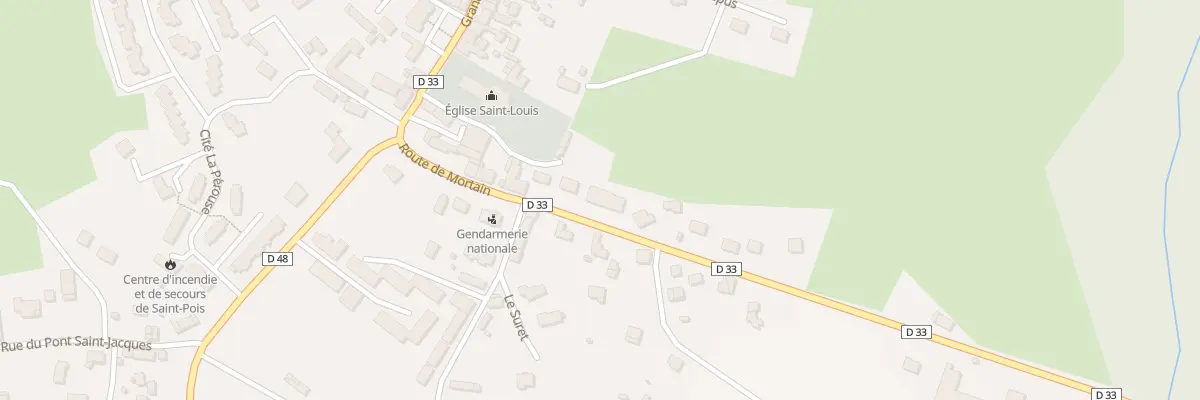 Plan du 5111 Le Bourg à Saint-Pois