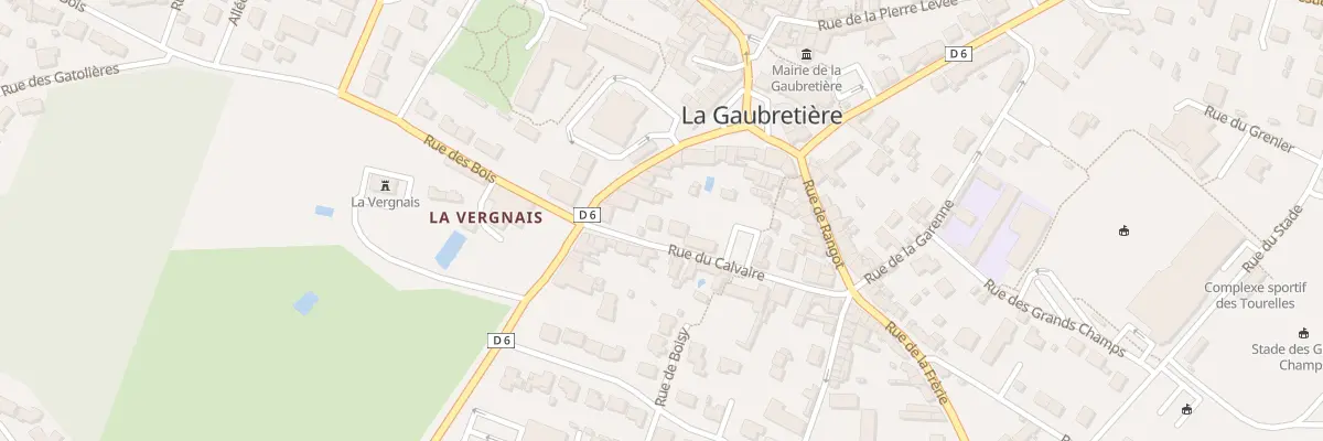Plan du 9 Rue du calvaire à La Gaubretière