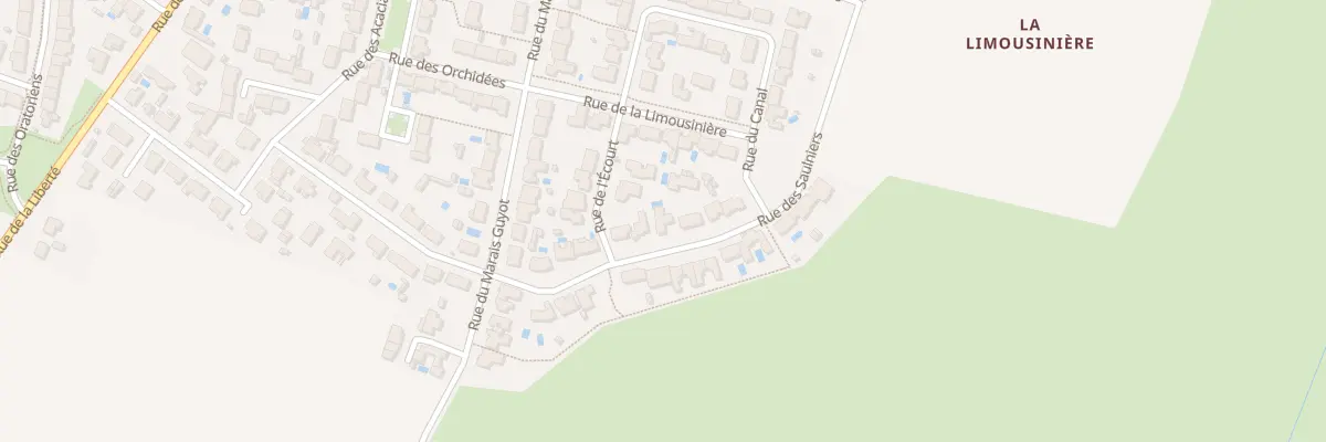 Plan du 11 Rue des Saulniers à Villedoux
