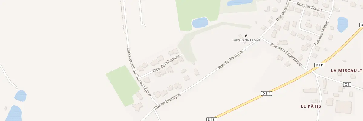 Plan du 14 Clos de l’Hermine à Bréal-sous-Vitré