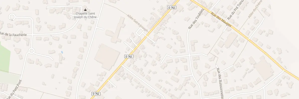 Plan du 28 Rue de Vendee (Villedieu) à Beaupréau-en-Mauges
