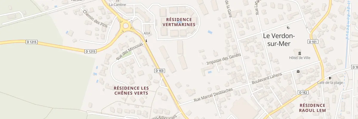 Plan du 5 Rue Henri de Bournazel au Verdon-sur-Mer