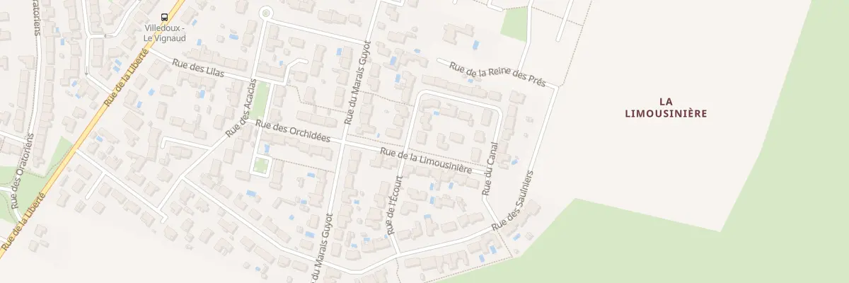 Plan du 2 Rue des Etiers à Villedoux