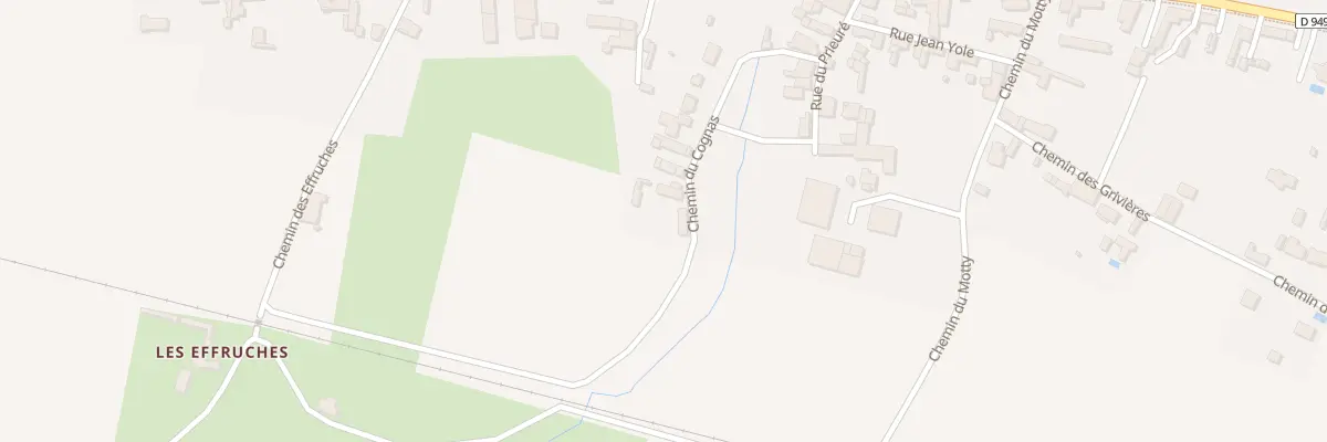 Plan du 20 Che du Cognas à Nalliers