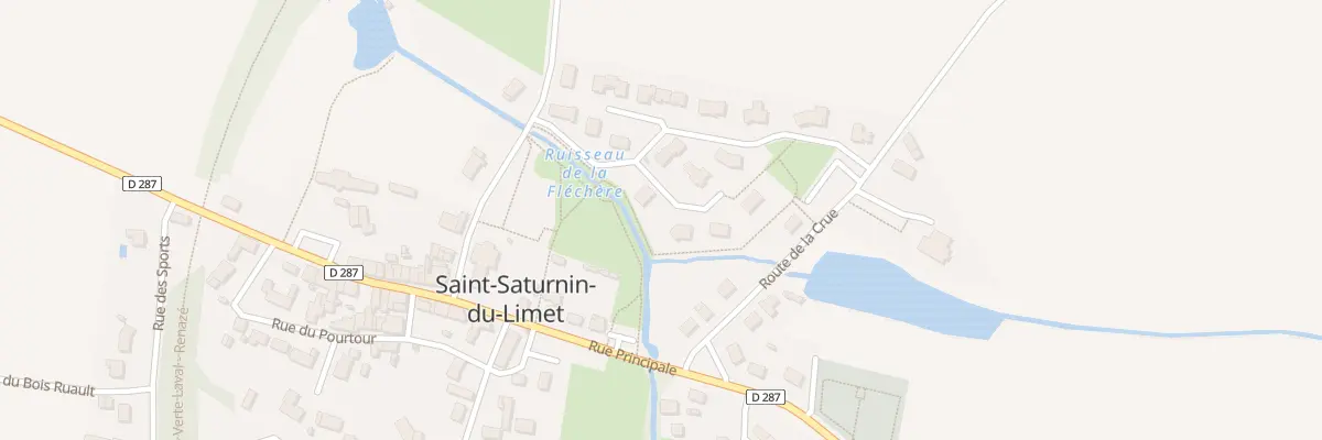 Plan du 8 Lot de la Thebaudiere à Saint-Saturnin-du-Limet