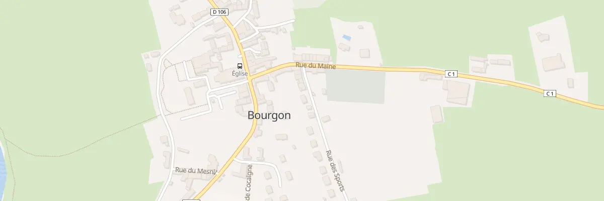 Plan du 6 Rue des Sports à Bourgon