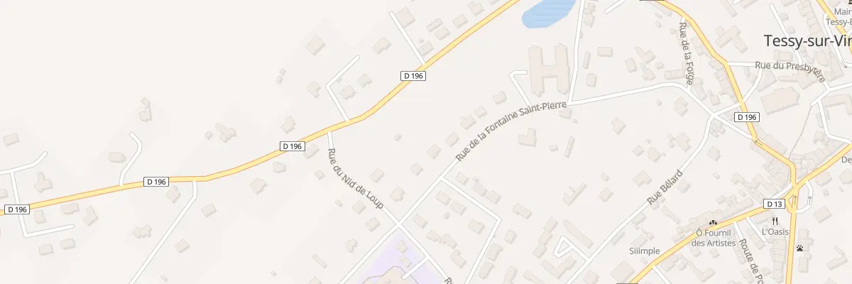 Plan du 57 Rue de la Fontaine St Pierre à Tessy-Bocage