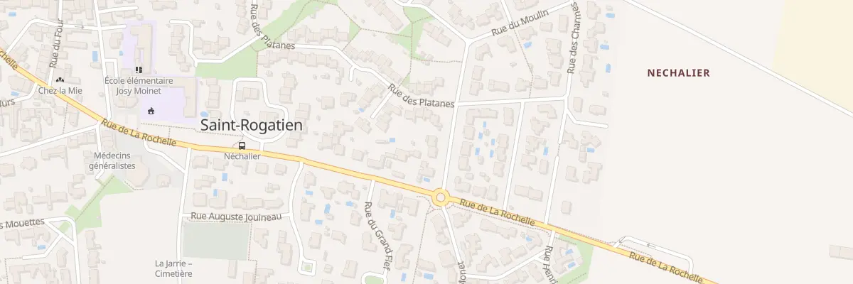 Plan du 3 Rue du Moulin à Saint-Rogatien