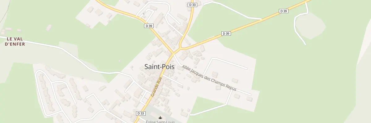 Plan du 5145 Le Bourg à Saint-Pois