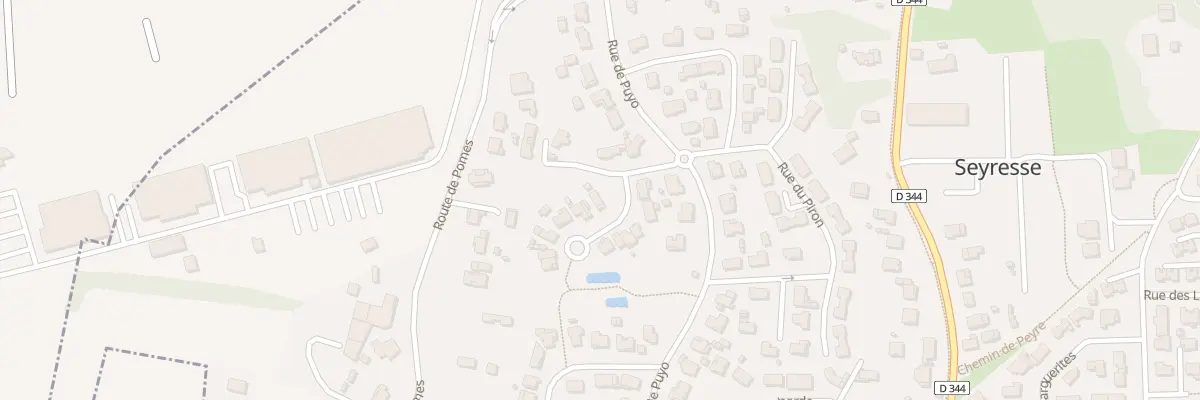 Plan du 6 Imp des Sources à Seyresse